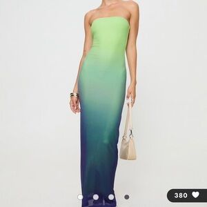 Princess Polly strapless ombré maxi dress